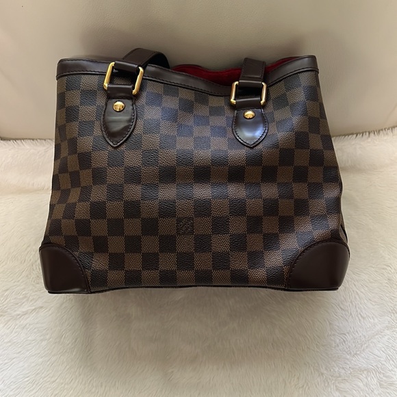 Auth LOUIS VUITTON Hampstead PM  Ebene Damier Unclear Handbag - Picture 6 of 14